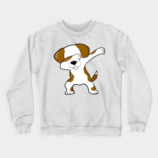 Dabbing dog Crewneck Sweatshirt